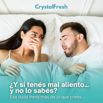CrystalFresh™ | Gotas naturales que eliminan el mal aliento al instante 💧 ¡PROMO 2X1!